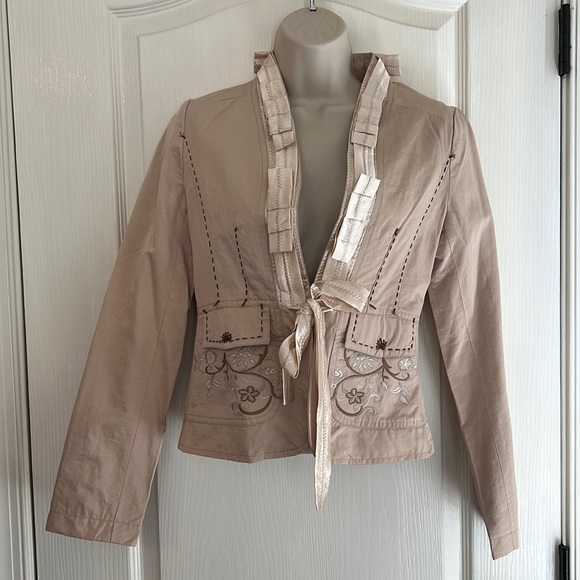 NWOT Ceres Embroidered Jacket - Picture 1 of 9